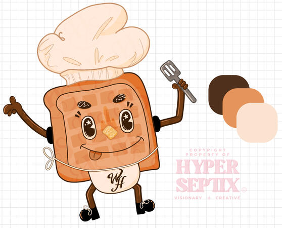 Waffle House Mascot &amp; Logo Redesign