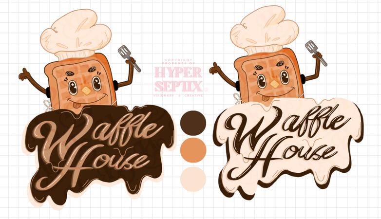 Waffle House Mascot &amp; Logo Redesign