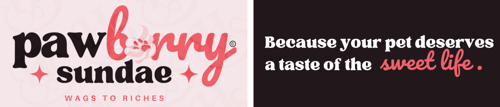 Pawberry Sundae Brand Design