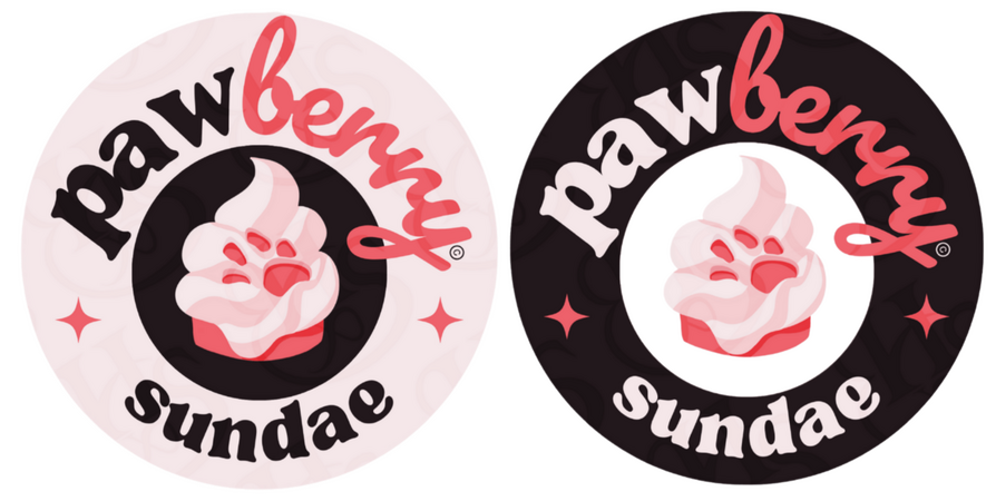 Pawberry Sundae Brand Design