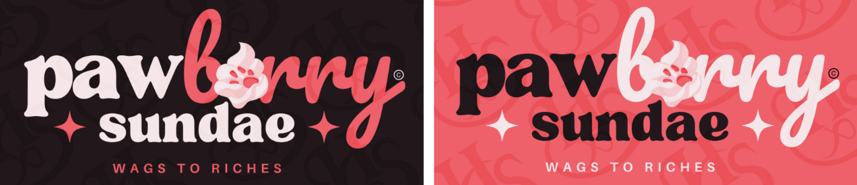 Pawberry Sundae Brand Design